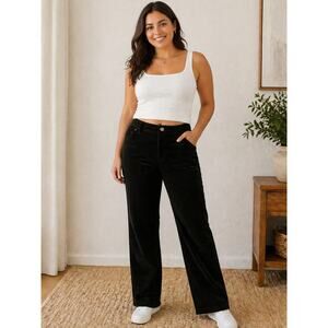 LR910 Talbots Flawless Five Pocket  Pants Womens 2X Stretch Slim Straight